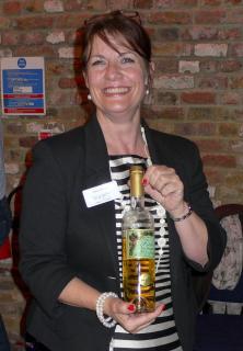 Alison Easton shows off Gonzalez Byass' new Dos Palmas limited edition sherry